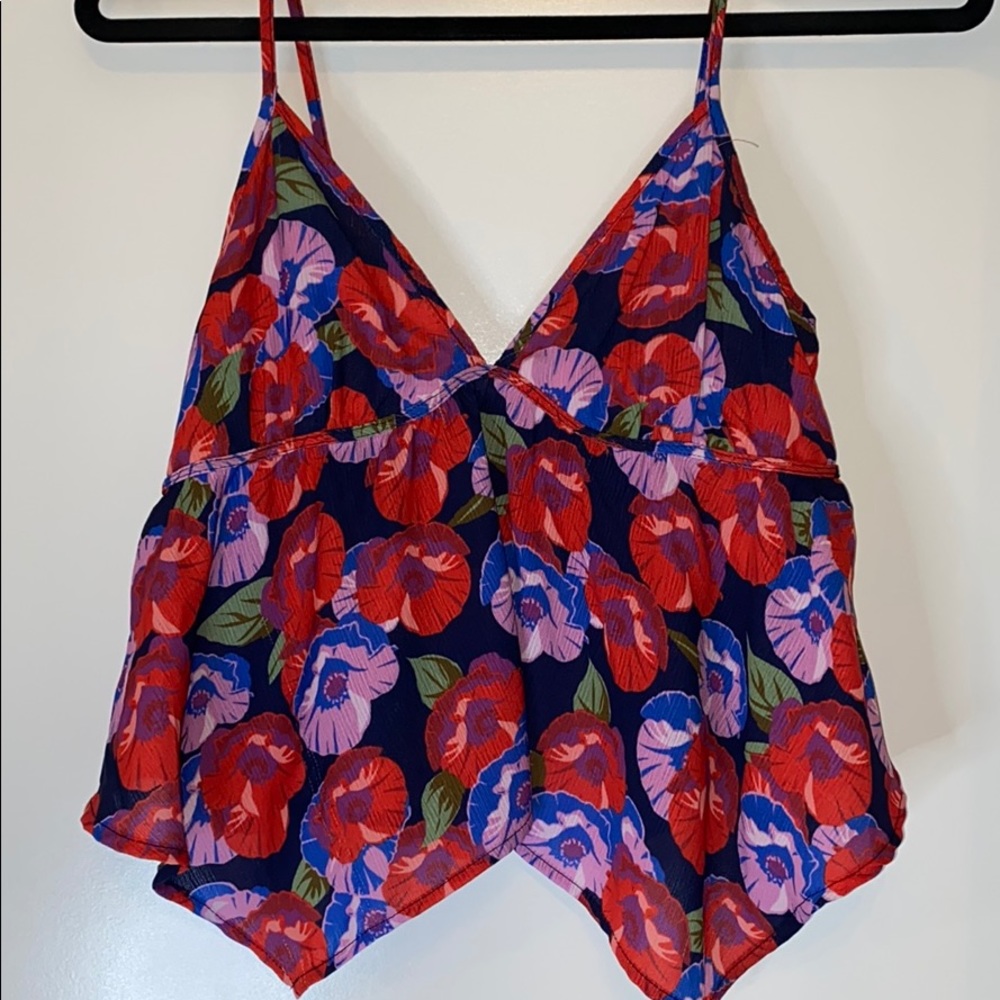Flower crop top